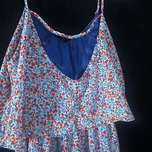 Floral Sleeveless long dress